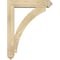 Ekena Millwork Thorton Arts and Crafts Rough Sawn Bracket w/ Offset Brace, Douglas Fir, 6"W x 26"D x 34"H BKT0604X26X34THR03RDF - alternate 2